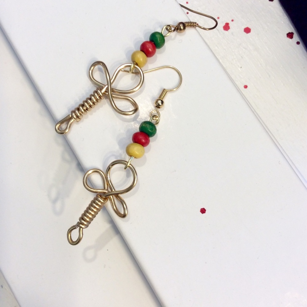 Ankh Earrings lightweight